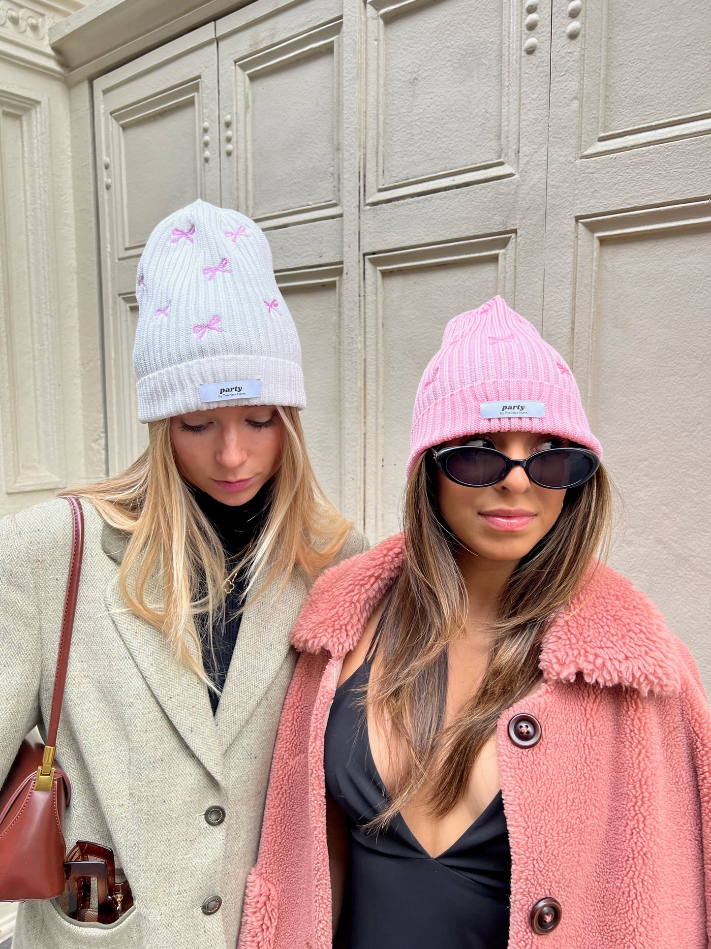 Lavender Bow Party Beanie